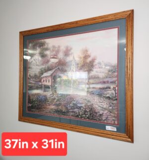 o122- Framed Print