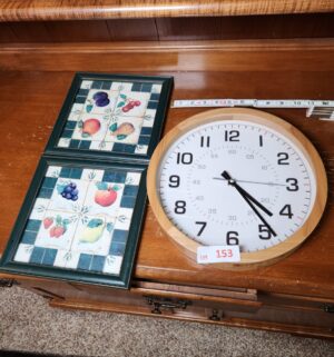 o153- clock, wall art