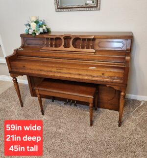 o156- Cable Nelson Piano w/ Bench