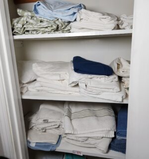 o171- contents of the linen closet