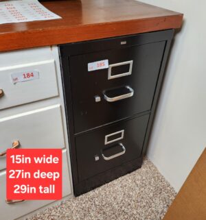 o185- HON File Cabinet