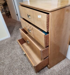 o193- Mid Century LA Period Dresser Chest - Image 3