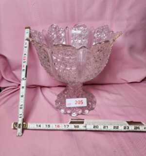 o205- Cut Glass Vase