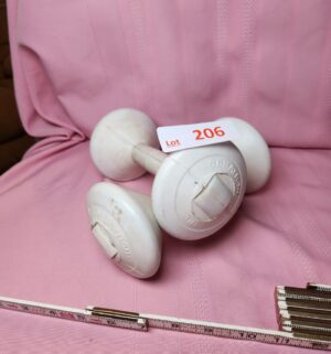 o206- hand weights 3lbs
