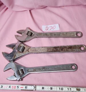 o270- crescent wrenches