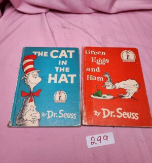 o299- Cat in hat, green eggs and ham books
