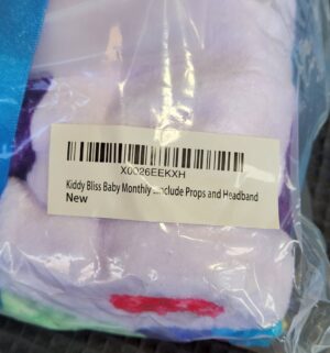 u288- Kiddy Bliss Premium Ultra Soft Milestone Blanket 50in x 50in. Qty 1 case of 15 blankets - Image 6
