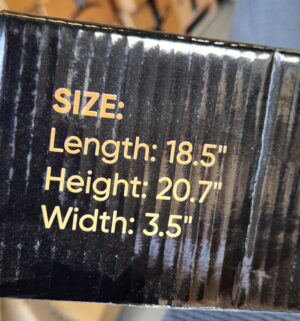 u299- Moon Phase Double Triangle Shelf. Qty 1 case of 5 shelves - Image 3