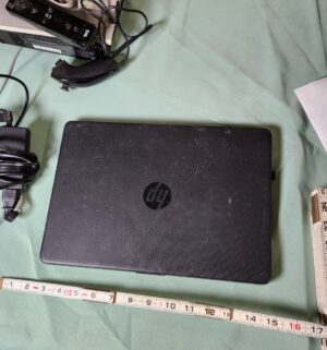 v14- HP Laptop Model 14-fq0013dx. With charger, holds charge. Locked. Factory Reset required. - Image 4