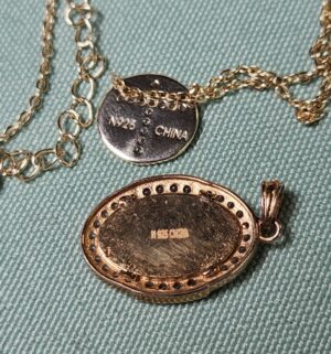 v78- Religious Jewelry. 2 pieces are Sterling Silver - Image 3