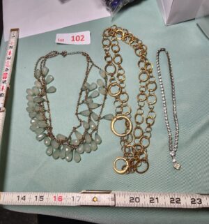 v102- 3 necklaces