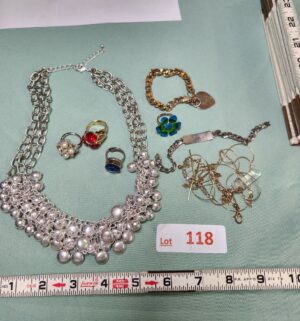 v118- Necklace, Rings, Bracelets
