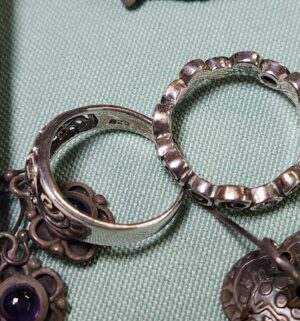 v122- Collection of Sterling Silver Jewelry - Image 4