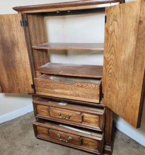 w1- Very Nice Dresser Armoire. Great Shape - Image 3