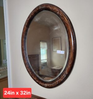 w2- Legion Vintage Style Oval Mirror