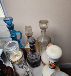 w13- vintage decanter collection. Empty bottles - Image 5