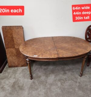 w42- Vintage Wooden Dining Table. No chairs. Very good shape