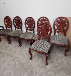 w47- Set of 6 Dining Chairs