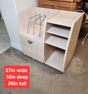 w51- Rolling Office Cabinet