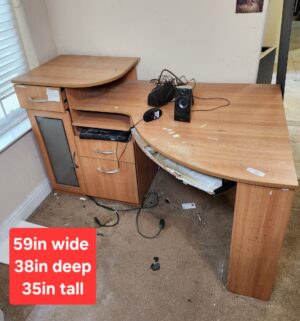 w54- Corner Computer Desk