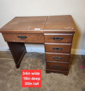 w61- Vintage Sewing Cabinet