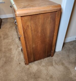 w65- Antique Art Deco Dresser Chest - Image 3