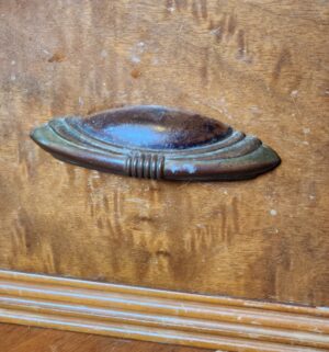 w65- Antique Art Deco Dresser Chest - Image 5