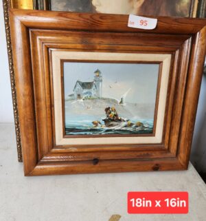 w95- Signed Oil Painting