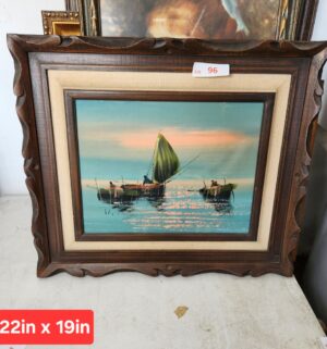 w96- Signed Oil Painting