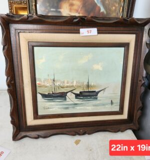 w97- Signed Oil Painting