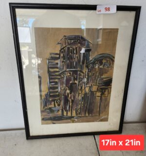 w98- Watercolor Painting by Lamontes