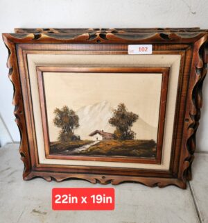 w102- Signed Oil Painting