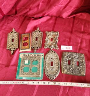 w130- vintage switch covers