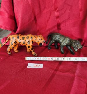 w167- Cheetah & Jaguar imported figurines