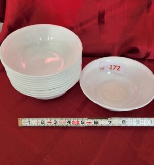 w172- Set of 10 Corelle Bowls