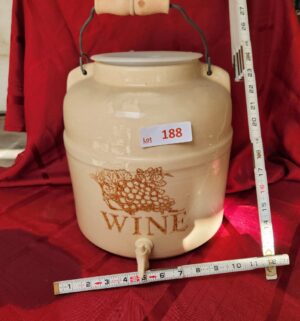 w188- Vintage Wine Ceramic Dispenser