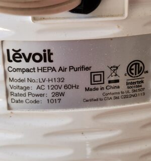 w190- Levoit Hepa Air Purifier - Image 3