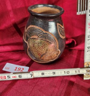 w192- Central America Pottery. Signed by Yalila Dcoh