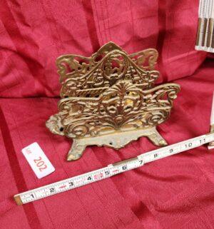 w202- Antique Brass Napkin Holder
