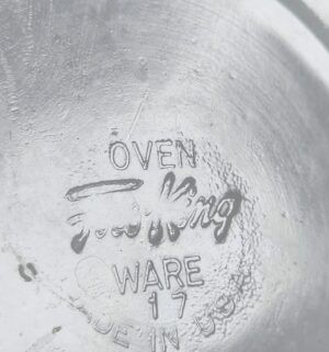 w212- Fire-King Apples and Cherries Splash Proof Mixing Bowl - Image 4