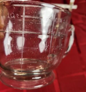 w215- Antique Glass Juicer/Measuring Cup. Very Rare - Image 3