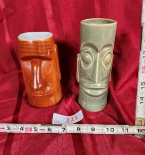 w221- Tiki Mugs from Trader Dicks, Outrigger