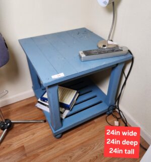 x24- Wooden Square End Table