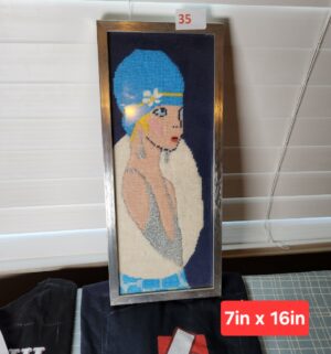 x35- Framed Stitch Art