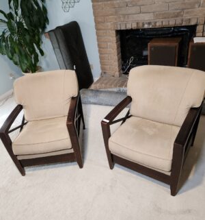 x74- Pair of newer sofa arm chairs