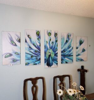 x88- Peacock Canvas Art
