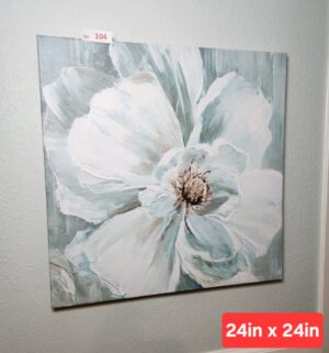 x104- Flower Canvas Art