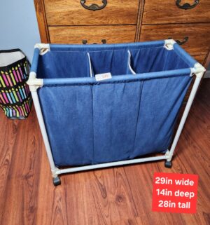 x149- Rolling Laundry Cart