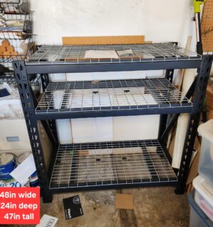 x203- Very nice Kobalt Shelving Unit