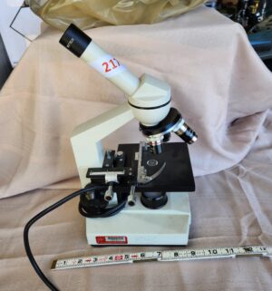 x217- microscope. Needs bulb